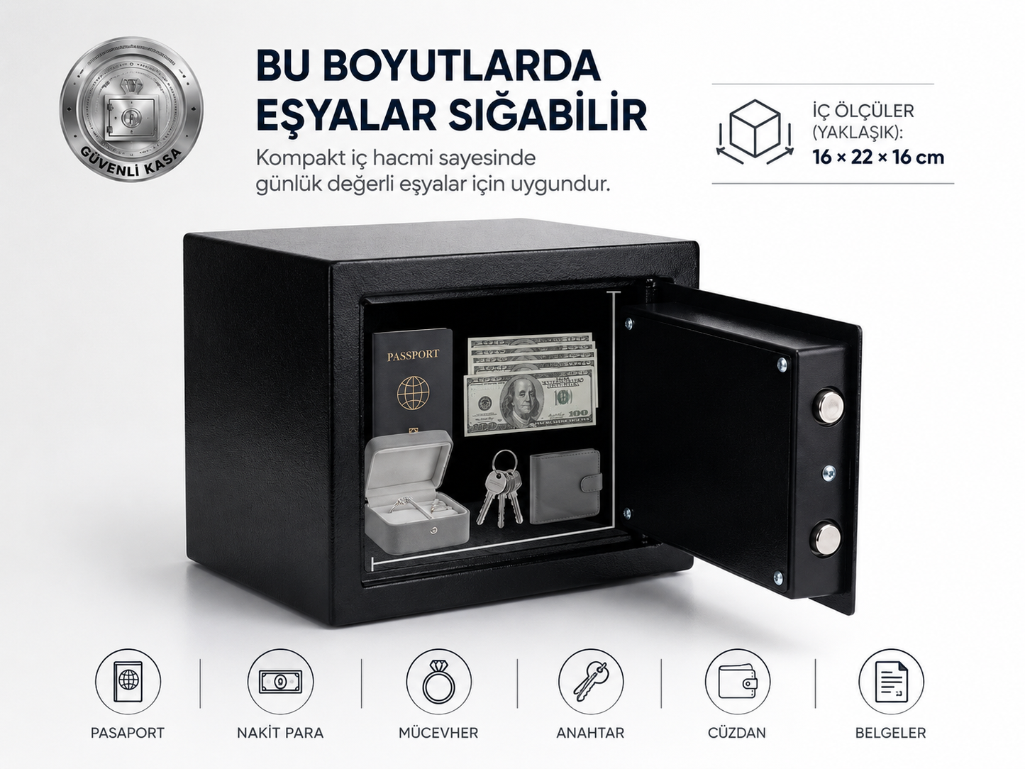 Mini Şifreli Kasa