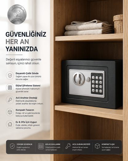 Mini Şifreli Kasa